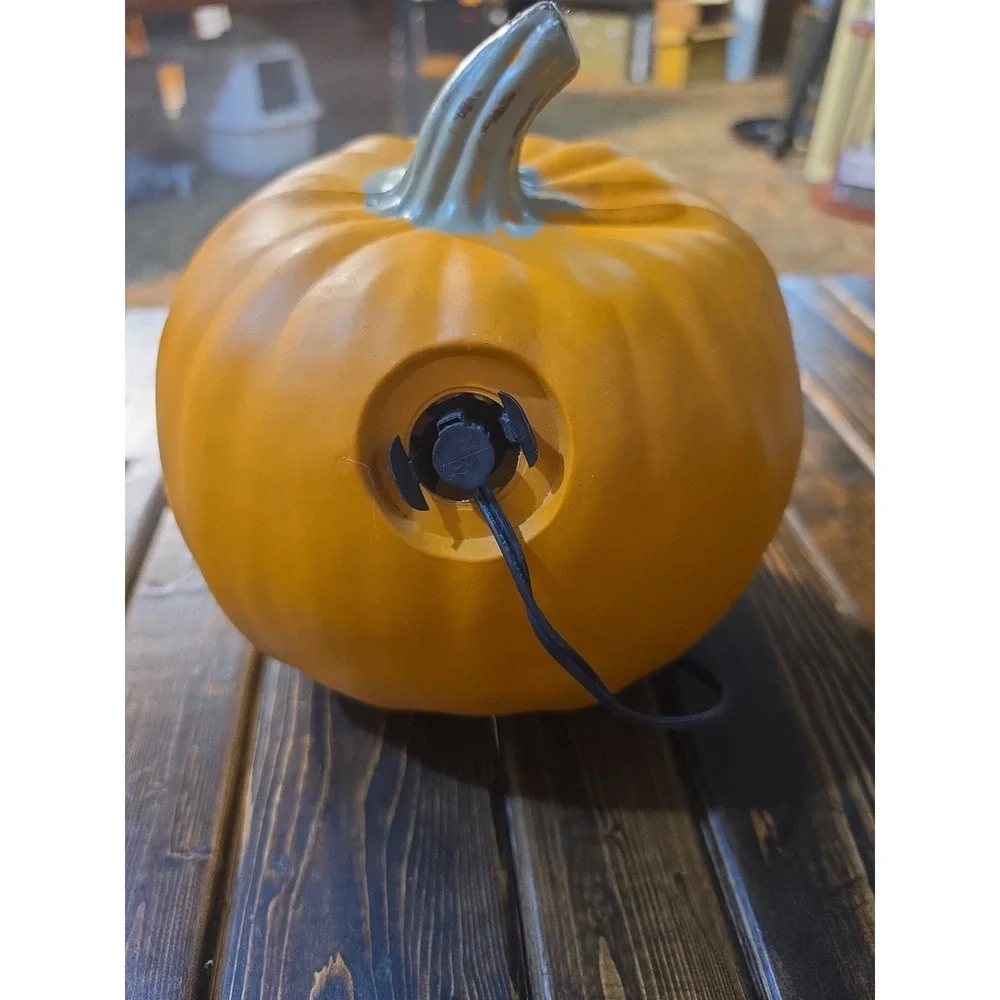 Round Outside Plug in Pumpkin  **Working **